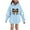 #0057-Light Blue, variant on Favoffer Winter Unisex Kids Solid Fleece-Lined Hoodie & Casual Sweatshirt, Play Outdoor Lounge Adventure 2-13Y