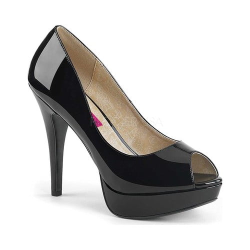 pleaser peep toe