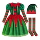 thumbnail image 4 of Disfraz de navideño para mujer, accesorios fotográficos para cosplay, actuación en el escenario, baile de máscaras, 4 of 8