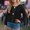 Black, variant on Sentmoon Knit Blazer Women Oversized Long Sleeve Sweater Cardigan Women Button up Solid Color Warm Loose Knitted Fall Sweaters Winter Delightful for Business Casual Wine L
