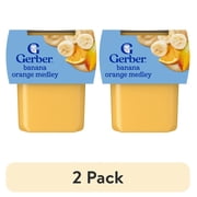 (2 pack) Gerber 2nd Foods Natural for Baby WonderFoods Baby Food, Variety Pack, 4 oz Tubs (32 Pack)