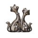 thumbnail image 1 of Estatua decorativa de animal Zulema pareja de gatos poliresina, 1 of 8