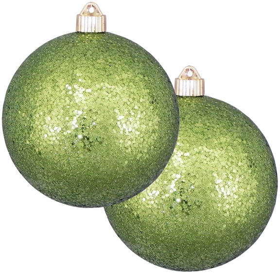 Christmas By Krebs Ornament, Commercial Grade Indoor and Outdoor Shatterproof Plastic, Water Resistant Ball Ornament Decorations