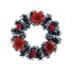 thumbnail image 2 of Artificial Winter Wreath Christmas Wreath Artificial Hanging Wreath Suitable For Front Door Fireplace Stair Railing Christmas Party Decoration, 2 of 6