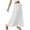 White, variant on Qiopertar Women's High Waist Pleated Maxi Skirt Casual Long Skirt with Pockets Elegant Solid Color Flowy A-Line Midi Skirt, Pink XL