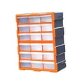 thumbnail image 5 of Mornei Drawers Storage Cabinet Organizer Container Wall Mounted Practical Tools Box for Orange 18 Drawers, 5 of 9