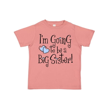 

Inktastic Heart New Big Sister Gift Toddler Toddler Girl T-Shirt