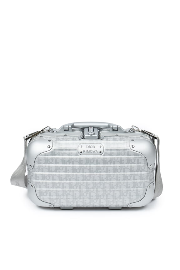 Pre-Owned Dior Silver Rare Ltd. Ed. Dior x Rimowa Carry On Case Shoulder Bag