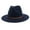 Dark Blue, variant on Fedora Hats for Men's Fedoras Panama Hats for Women Dress Hats for Women Panama Fedora Hats for Men, Army Green One Size