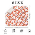 thumbnail image 4 of Daisy Flower Microfiber Dish Drying Mat for Kitchen Counter Absorbent Pad Foldable Spring Summer Floral Rack Mat 16x18 Inch, 4 of 7