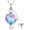 A-Cat-Purple Heart, variant on Cat/Dog Urn Necklace for Ashes Sterling Silver Pet Cremation Keepsake Memorial Jewelry for Ashes for Women , Embellished with Crystals from Austria, Personalized Custom Name Bar/Picture