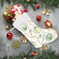 thumbnail image 6 of Coolnut Autumn Harvest Pumpkin Christmas Stocking 1pc, Large Fireplace Xmas Hanging Stockings with Plush Cuff for Family Holiday Party Decorations, 17.71"x 12.20", 6 of 7