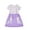 Purple, variant on Ytdscs Little Girls Princess Dress Summer Short Sleeve Casual Dress for Baby Kids Girls Cute Printed Sundress 2-8 Years Old