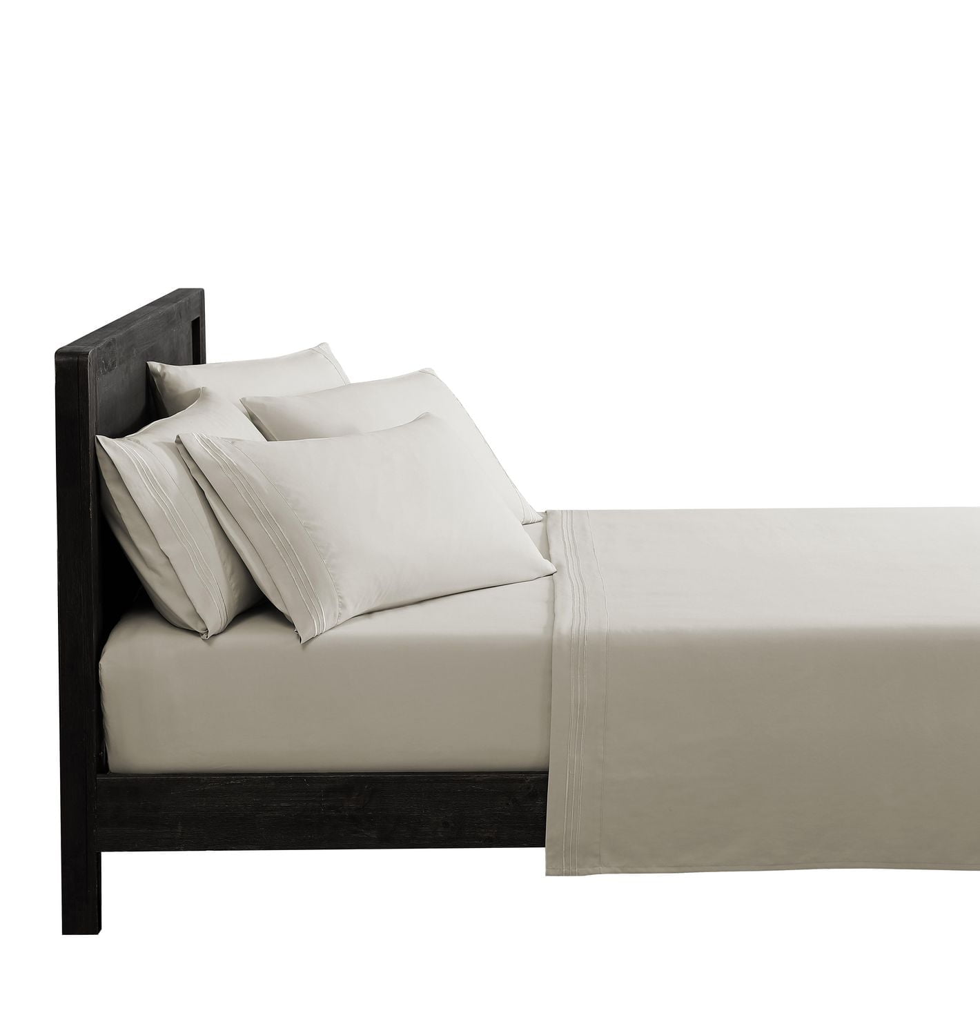 Hometrends Super Soft Embroidered Luxury Sheet Set  6pcs, Sizes: Twin/XL-King