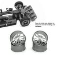 thumbnail image 2 of Vogacara 4 unids/set llantas de aleación de aluminio 1/28 Wltoys K969 Control remoto coche Metal Kits de construcción modelo azul, 2 of 6
