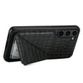 thumbnail image 4 of Allytech Slim Case Compatible with Samsung Galaxy S23 FE, Crocodile Print PU Leather Magnetic Hidden Card Holder Kickstand Shockproof Full Body Protective Wallet Case for Women Men, Black, 4 of 7