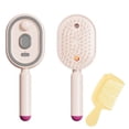 thumbnail image 2 of Electric Spray Air Cushion Comb, Steam Hair Brush, Rechargeable Steam Hair Straightener, Portable Hair Styling Brush with Bonus Wide Tooth Detangling Comb, Steam Brush for All Hair Types, 2 of 7