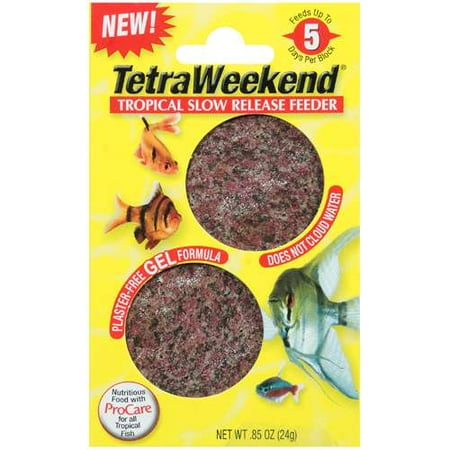 Tetra Weekend Tropical Slow Release Fish Feeder, 0.85-Ounce