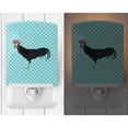 thumbnail image 2 of Caroline's Treasures BB8015CNL Minorca Ctalalan Chicken Blue Check Ceramic Night Light, 6x4x3", multicolor, 2 of 2