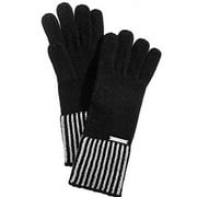 Michael by Michael Kors Black Silver Knit Gloves