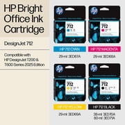 HP DesignJet T230 24 Wireless Large Format Color Thermal Inkjet Plotter Printer, 2025 Edition, Bundle with Color and 38ml Black Ink Pack, Matte Bond Inkjet Paper Roll
