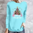 thumbnail image 2 of Christmas Sweatshirts for Women Sweatshirt Shorts With Pockets Workout Sweatshirt Long Sleeve Crop Top Pack, 2 of 5