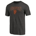 thumbnail image 2 of Men's Black San Francisco Giants Vintage Cooperstown Collection Wahconah Tri-Blend T-Shirt, 2 of 3
