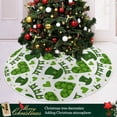 thumbnail image 6 of Coolnut St. Patricks Christmas Tree Skirt Home Decoration Large Round Christmas Tree Skirt for Holiday Party Home Christmas Day Ornaments,35.4", 6 of 6