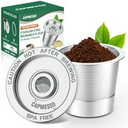 CAPMESSO Reusable K Cups Stainless Steel Coffee Pod Filter for Keurig 1.0(1 Count)