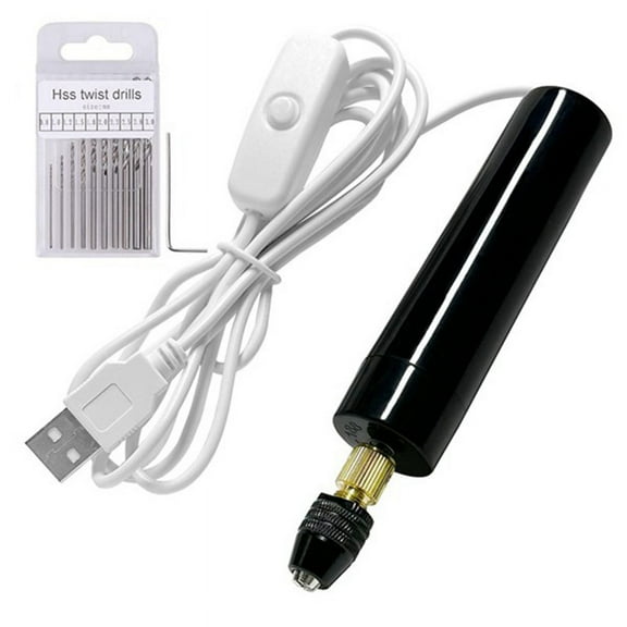 Electric Resin Drill Set,Multi-Purpose Pin Vise Hand Supplies for Resin,Wood, Jewelry, Plastic
