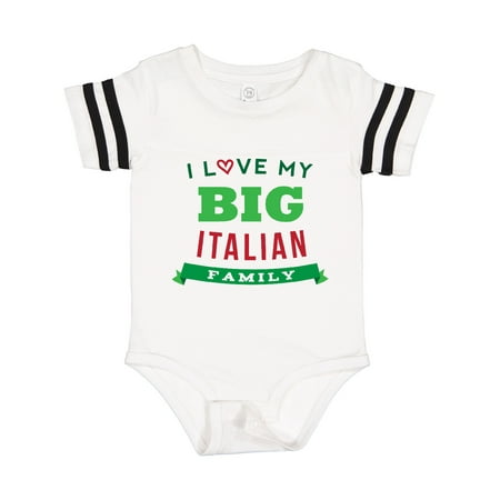 

Inktastic Big Italian Family Gift Baby Boy or Baby Girl Bodysuit
