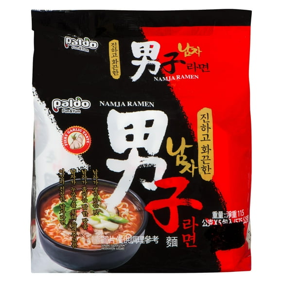 Paldo Namja Ramen (Spicy Instant Noodles), 115g x 5
