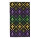 thumbnail image 1 of Fotbe Mardi Gra Geometric Toalla Premium con Patrón, Toalla de Microfibra de Secado Rápido, Ligera y Altamente Absorbente (27.5x16in), Ideal para Uso Diario, 1 of 6