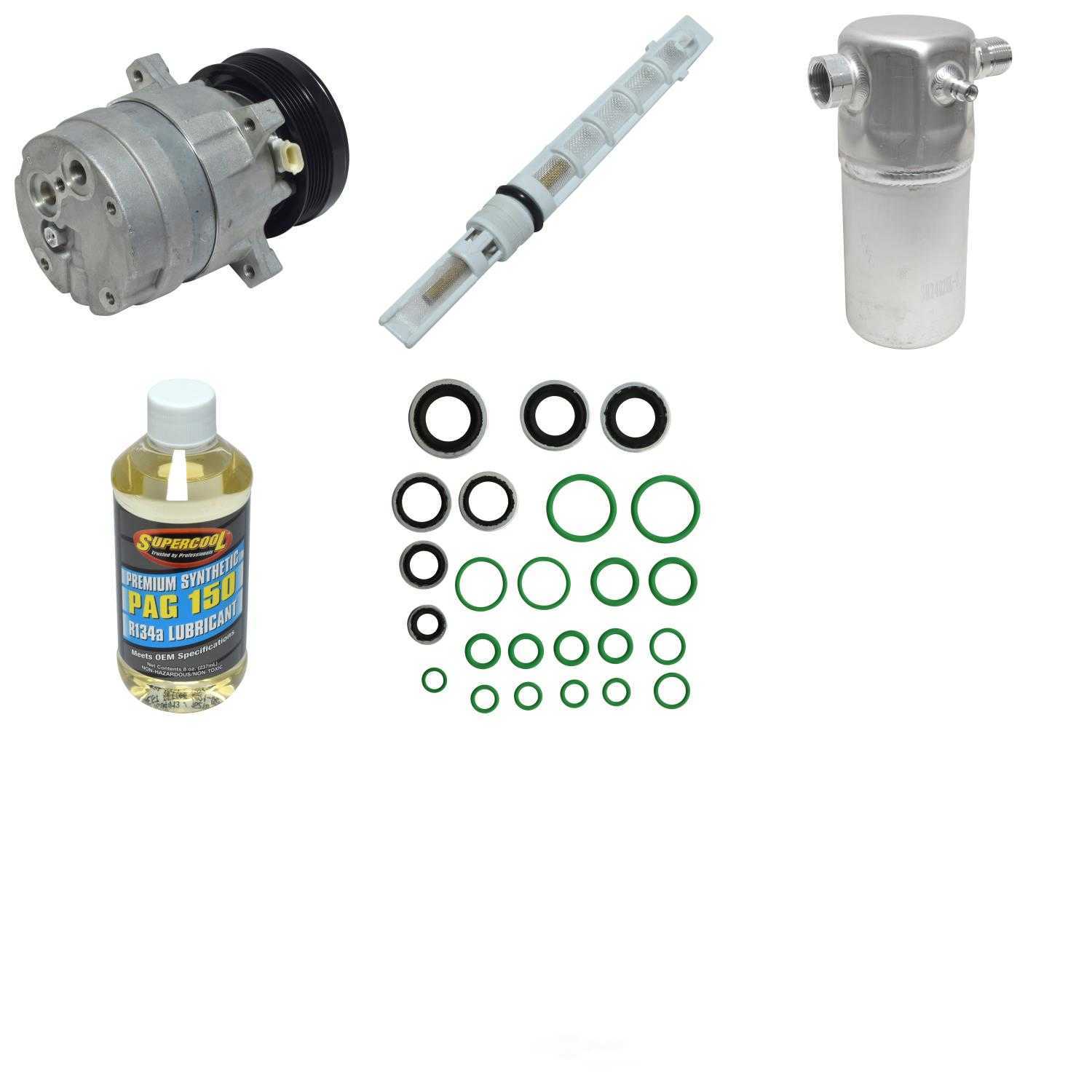 A/C Compressor and Component Kit -- Compressor Replacement Kit Fits select: 1998-2003 CHEVROLET S TRUCK S10, 1998-2000 GMC SONOMA