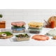 thumbnail image 2 of Set de vidrio para preparar comidas Ello Color Lock, 5 tazas, 10 unidades, paquete de 5, 2 of 7