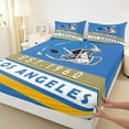 thumbnail image 3 of Erosebridal Football City Sheet Set Twin,American Football Sport Bedding Sets Twin Size,Los Angeles Twin Sheet Sets,Stylish Bedroom Decor，3-Piece, 3 of 8