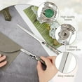 thumbnail image 3 of 2pcs Copper Wired Zinc Alloy Envelope Opener Office Letter Opener with Dyed Natural Jade Beads Round Platinum 232mm, 3 of 8