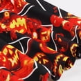 thumbnail image 4 of Robe Formelle pour Femmes Manches Longues Col Rond Robe Évasée Élégante Imprimé Halloween Automne Hiver Robe de Soirée, 4 of 6