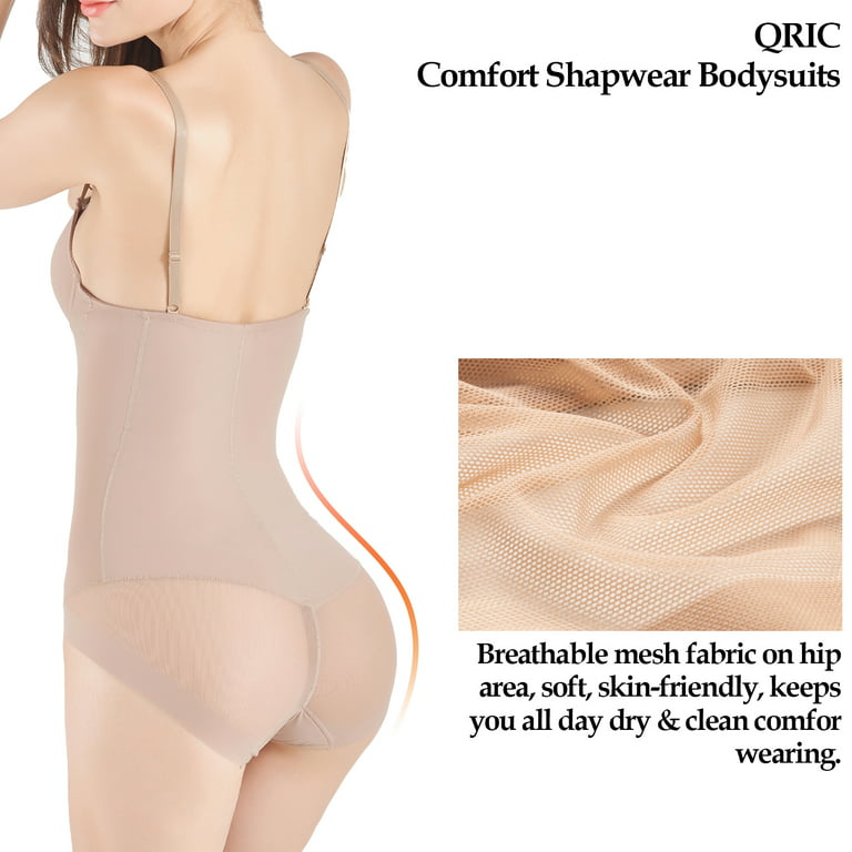 QRIC Smooth Shapewear Bodysuit Waist Trainer for Women Tummy