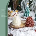 thumbnail image 5 of Mecorevxz Christmas Scented Candles Gift Wax Realistic Pinecone Shaped Candle for Home Cute Aromatherapy Candles for Party Holiday Xmas Decorations,Xmas Gifts(White), 5 of 6
