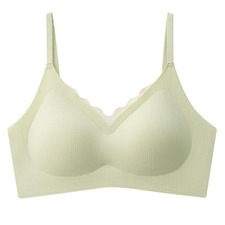 Nexjvus Nursing Bras for Breastfeeding Wirefree Breathable Comfortable Gathering Bra Everyday Bra Size M-XXL