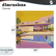 thumbnail image 4 of Stupell Industries Southwestern Vivid Case Study House Canvas Art, 30 x 30, by Walker Noble, 4 of 8