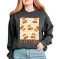 thumbnail image 6 of Fall Vibes Checked Pumpkins - Women's Graphic Sweatshirt, 6 of 20