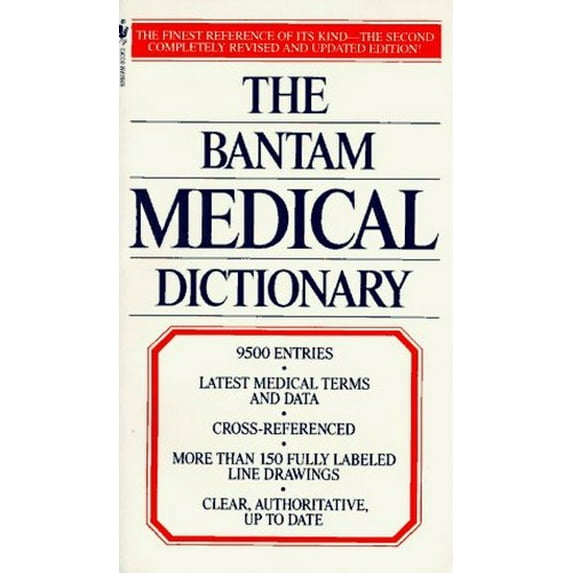 Pre-Owned The Bantam Medical Dictionary, 9780553284980, 0553284983, Paperback, Revised edition