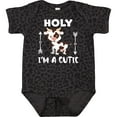 thumbnail image 3 of Inktastic I'm a Cutie White and Brown Holstein Cow with Arrows Boys or Girls Baby Bodysuit, 3 of 5
