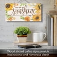thumbnail image 7 of CounterArt "You Are My Sunshine" Slatted Pallet Wood Wall Sign 12" by 6", 7 of 7