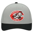 thumbnail image 2 of Unisex-Mitchell & Ness  Gray Cincinnati Reds Basic Coop Pro Adjustable Hat, 2 of 4