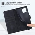 thumbnail image 4 of Case for Samsung Galaxy A03 Wallet Flip Cover Card Holder Magnetic Leather, 4 of 5