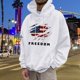 thumbnail image 1 of MHFRRA Sudadera con Capucha Gráfica con Diseño para Mayor Comodidad y Estilo Blanco, 1 of 3