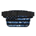 thumbnail image 3 of Fotbe Navy Camouflage American Flag Cangurera Cuadrada con Estampado de Doble Capa, Bolsa de Cintura Ajustable Mini para Hombres y Mujeres, 3 of 9